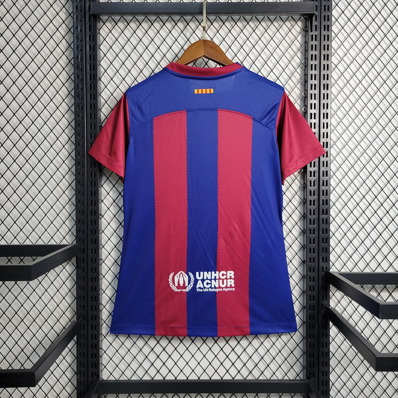 Camisa Barcelona Home 23/24 - Nike Feminina