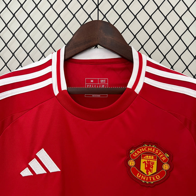 Camisa Manchester United Home 24/25 - Adidas Torcedor Masculina - Lançamento