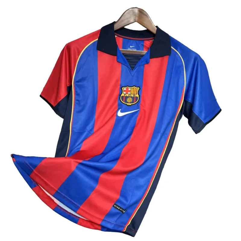 Camisa Barcelona 2001-02 I Home - Masculina