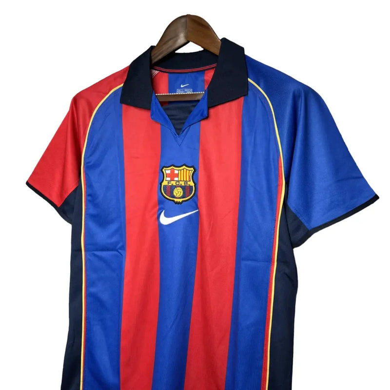 Camisa Barcelona 2001-02 I Home - Masculina