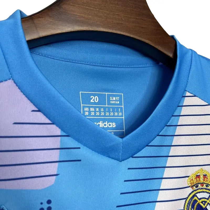 Camisa Real Madrid 2024/25 I Goleiro - Kit Torcedor Infantil