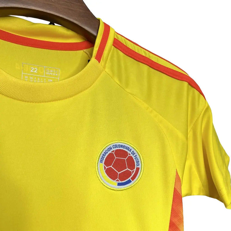 Camisa Seleção Colômbia 2024 I Home - Kit Torcedor Infantil