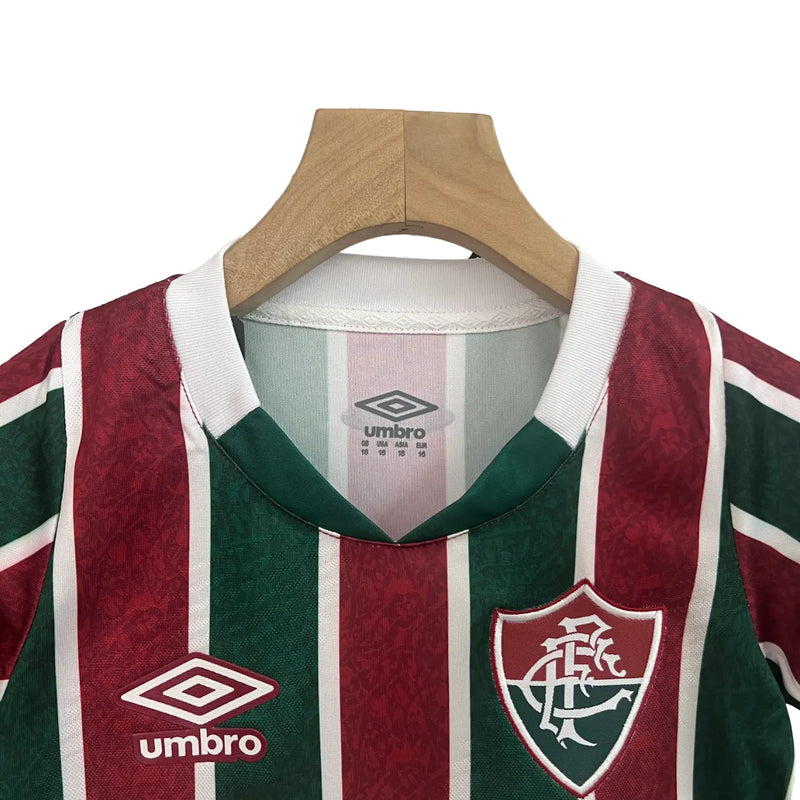 Camisa Fluminense 2024/25 I Home - Kit Torcedor Infantil