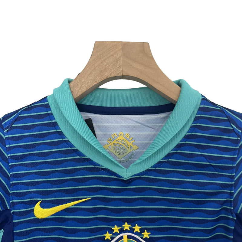 Camisa Seleção Brasil 2024/25 II Away - Kit Torcedor Infantil