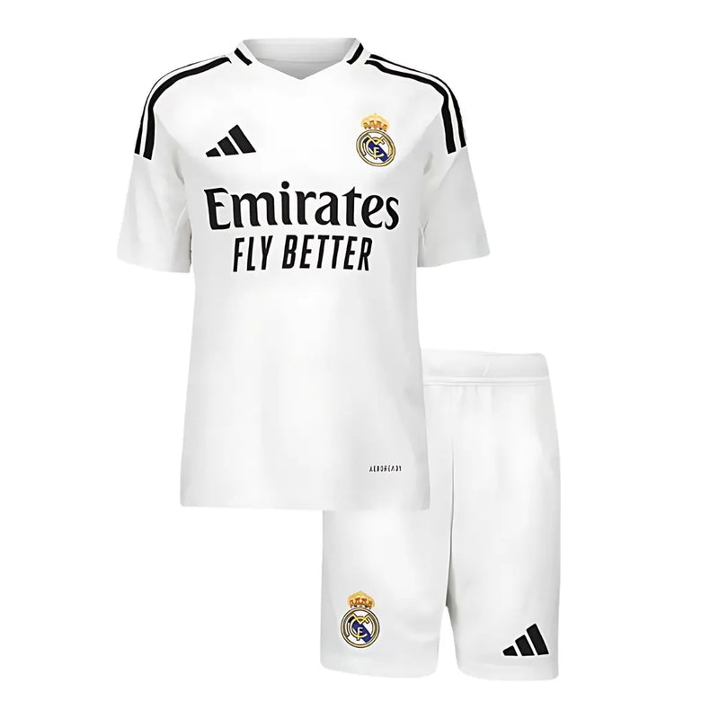 Camisa Real Madrid 2024/25 I Home - Kit Torcedor Infantil