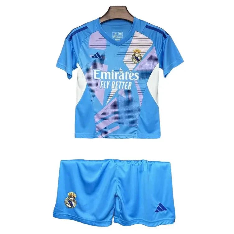 Camisa Real Madrid 2024/25 I Goleiro - Kit Torcedor Infantil