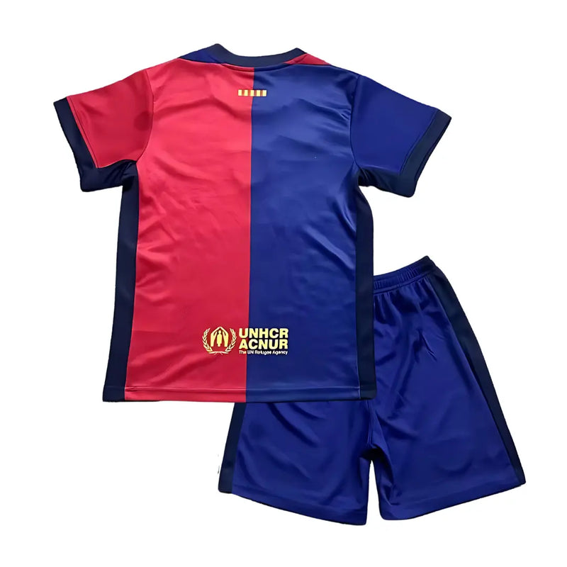 Camisa Barcelona 2024/25 I Home - Kit Torcedor Infantil