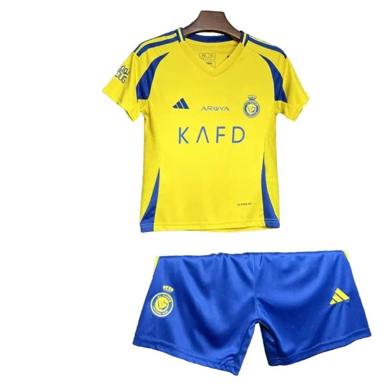 Camisa Al-Nassr 2024/25 I Home - Kit Torcedor Infantil