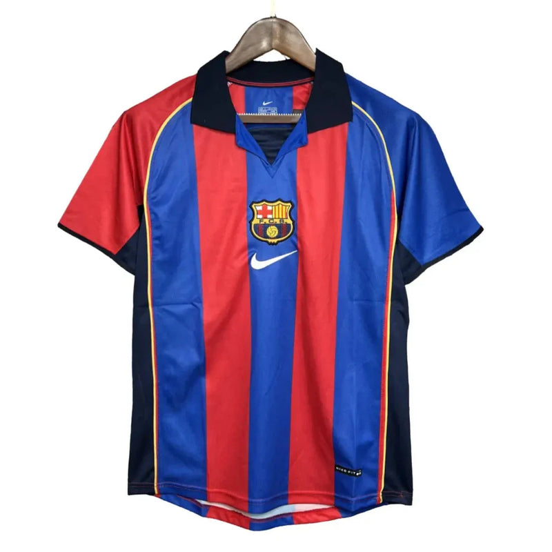 Camisa Barcelona 2001-02 I Home - Masculina