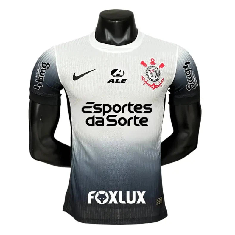 Camisa Corinthians 2024/25 Home - Com Patrocínio - Versão Jogador Masculina