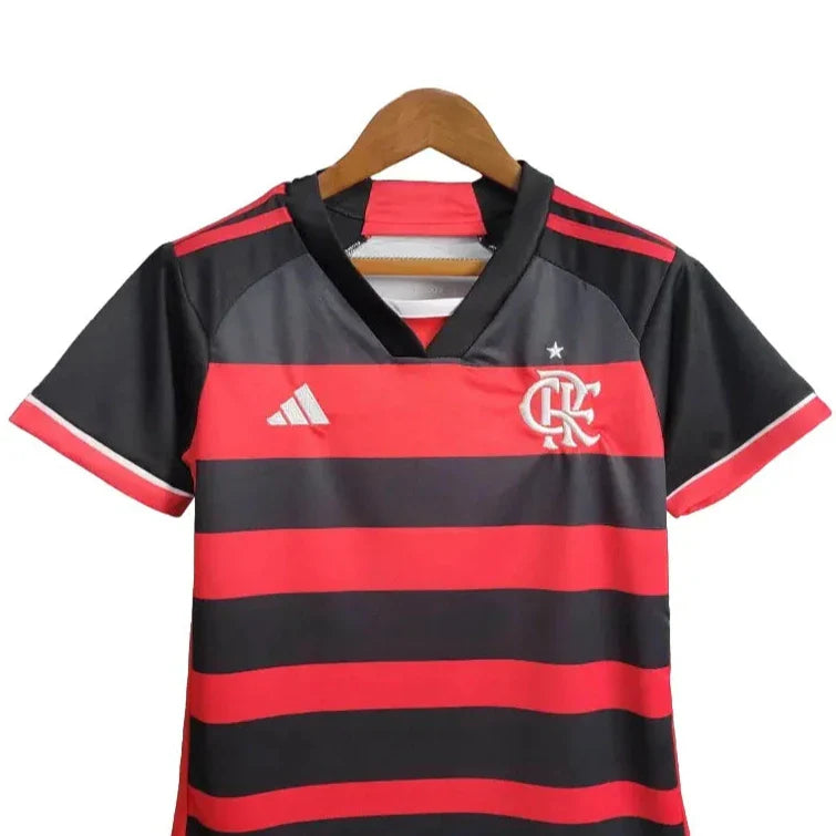 Camisa Flamengo 2024 Home - Kit Torcedor Infantil