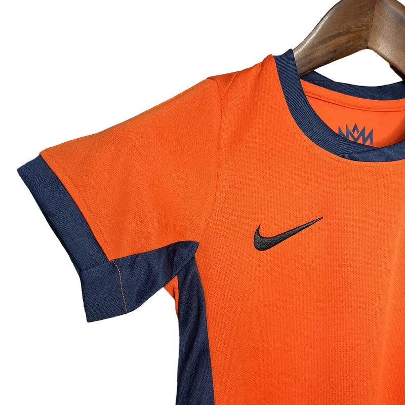 Camisa Seleção Holanda 2024/25 Home - Kit Torcedor Infantil