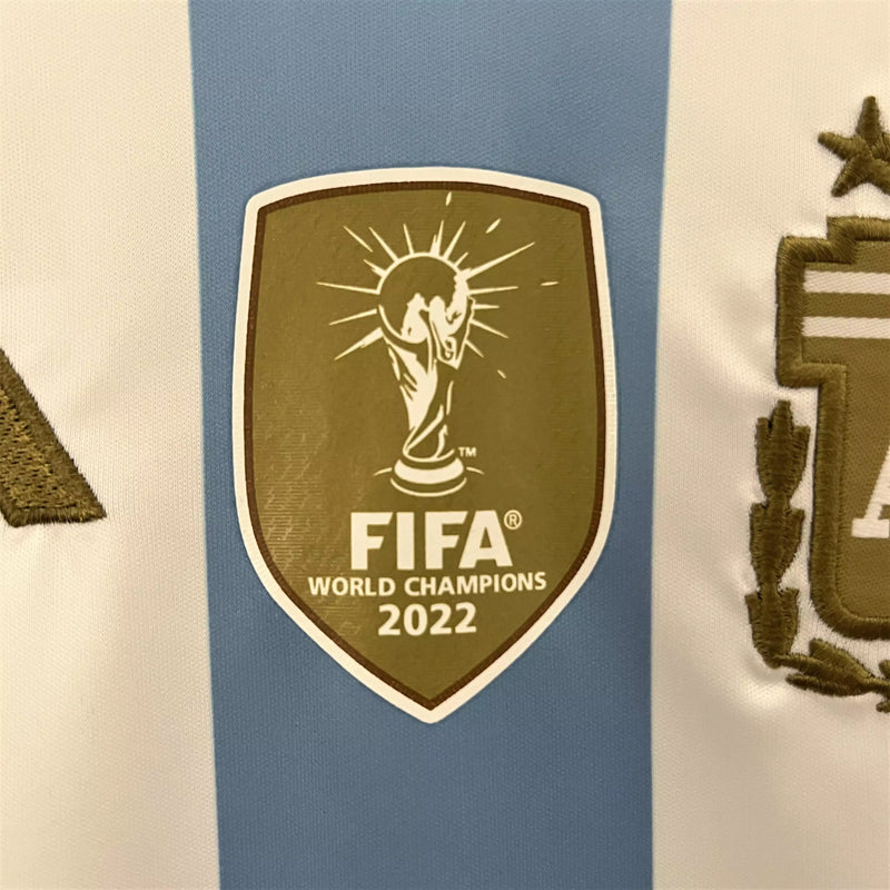 Camisa Seleção Argentina 2024/25 Home - Kit Torcedor Infantil