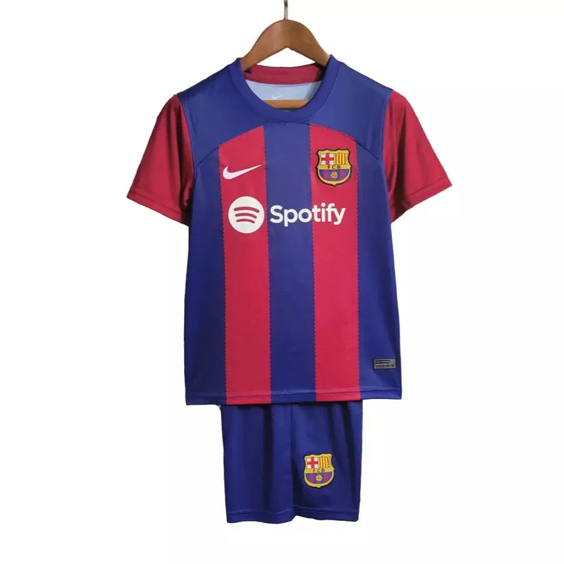 Camisa Barcelona 23/24 I - Kit Torcedor Infantil