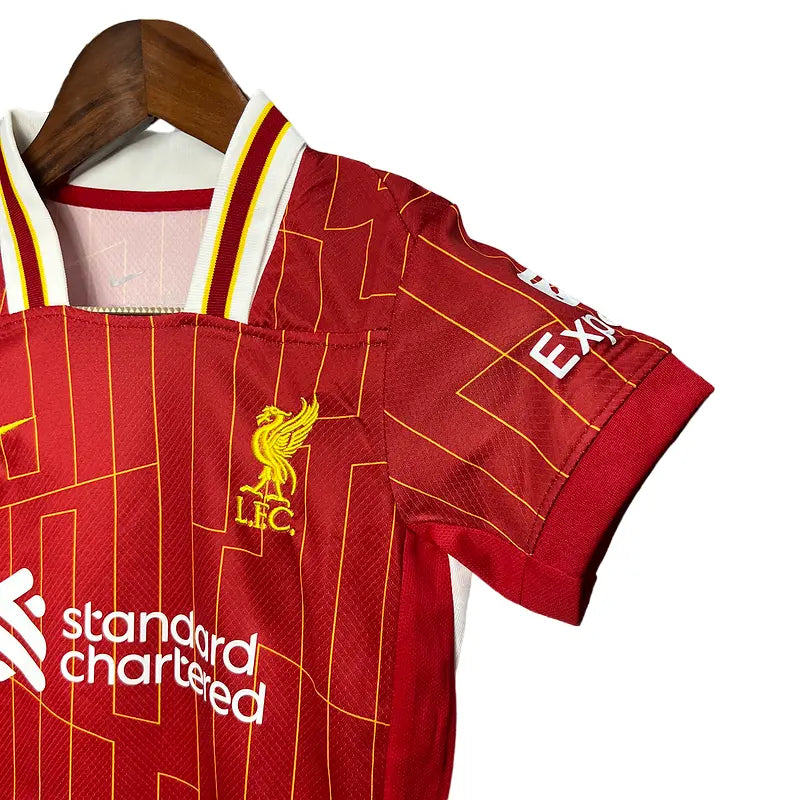 Camisa Liverpool 2024/25 I Home - Kit Torcedor Infantil