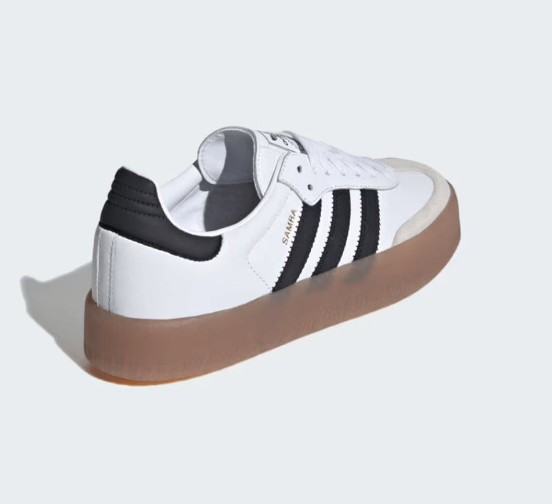 Tênis adidas Sambae Cloud White Silver Metallic Gold Branco