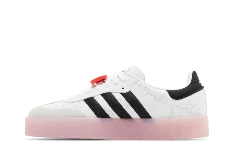 Tênis adidas Sambae x Hello Kitty Cloud White Clear Pink Branco